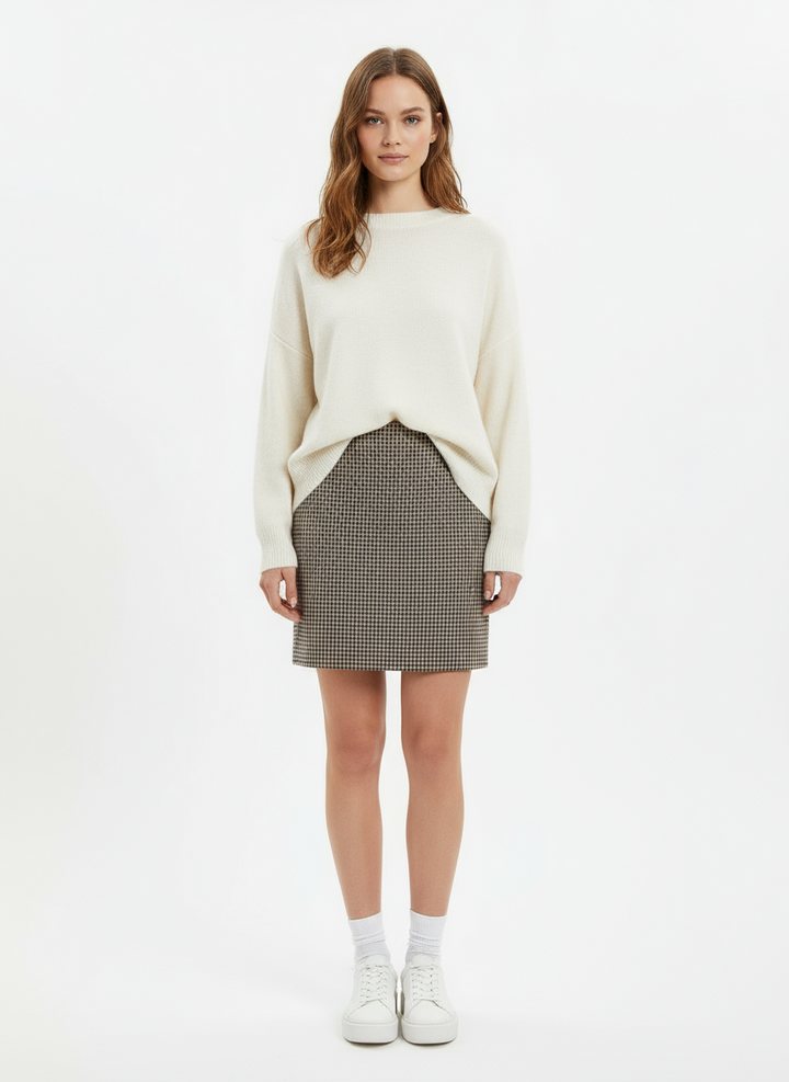 Vintage WL Sportswear Brown Wool Mini Skirt - Made in Canada