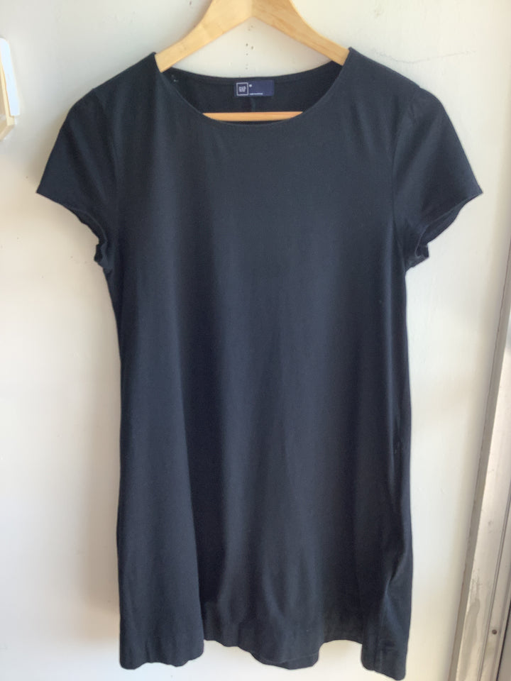 Black T-shirt Dress W/ Pockets