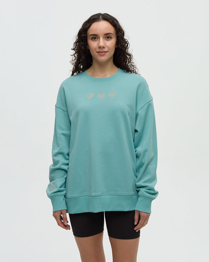 Haiti Embroidery Relaxed Crew