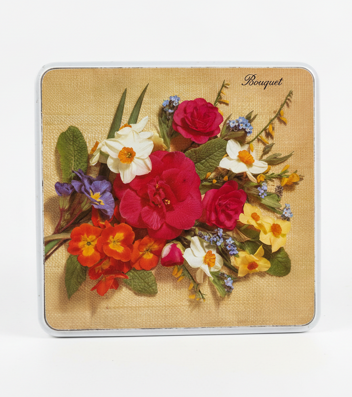 Vintage Floral “Bouquet” Keepsake Tin