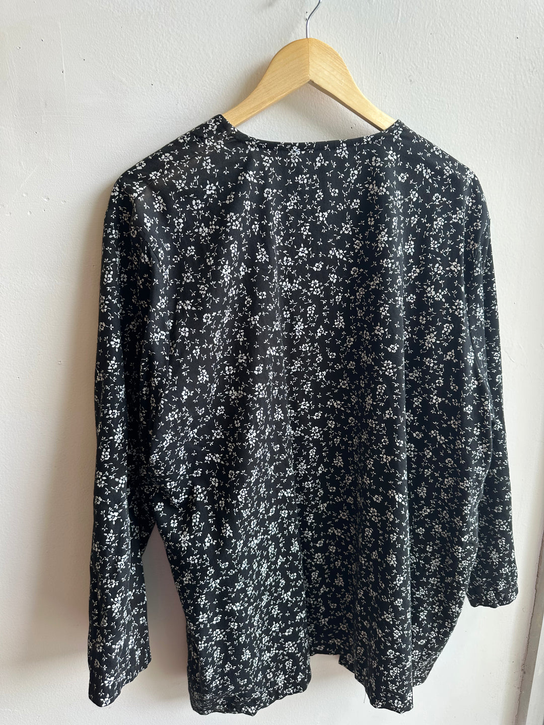 Vintage Cotton Blossom Drape Jacket | Size Large
