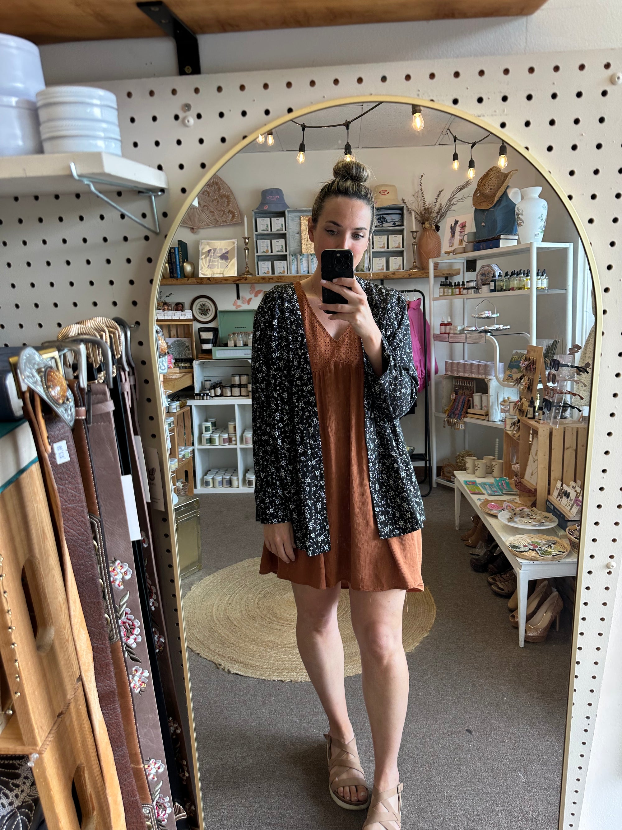 Vintage Cotton Blossom Drape Jacket | Size Large