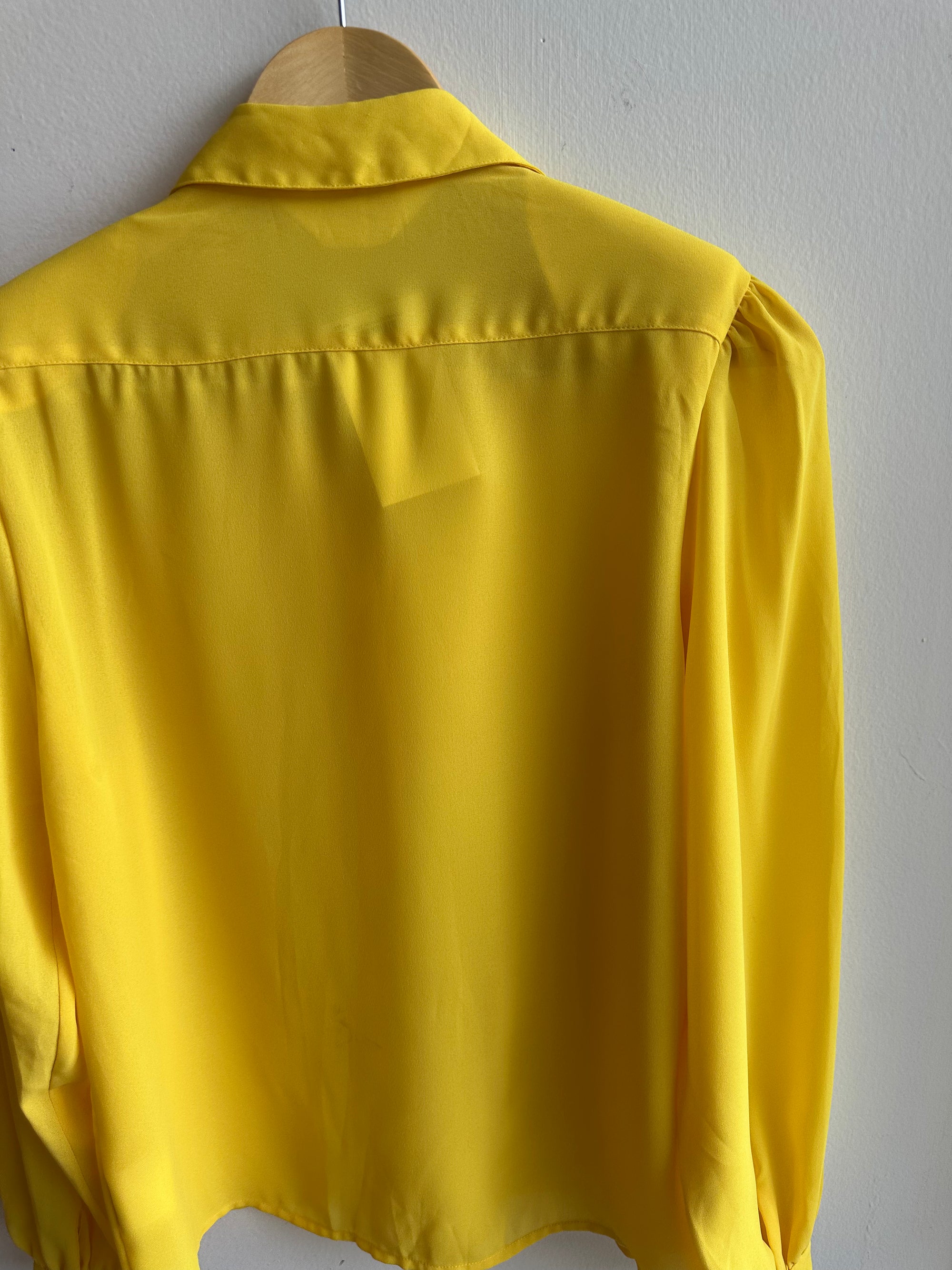 Vintage Qwel Sheer Sunshine Blouse – Size Large
