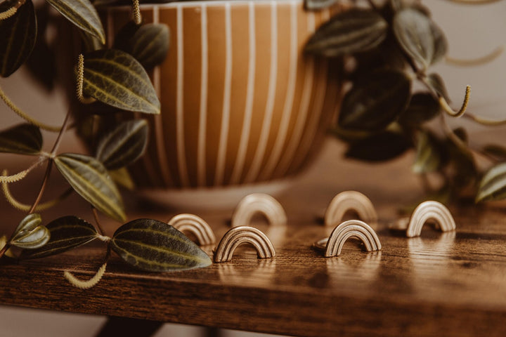 Alexa Heming Sterling Silver Rainbow Rings