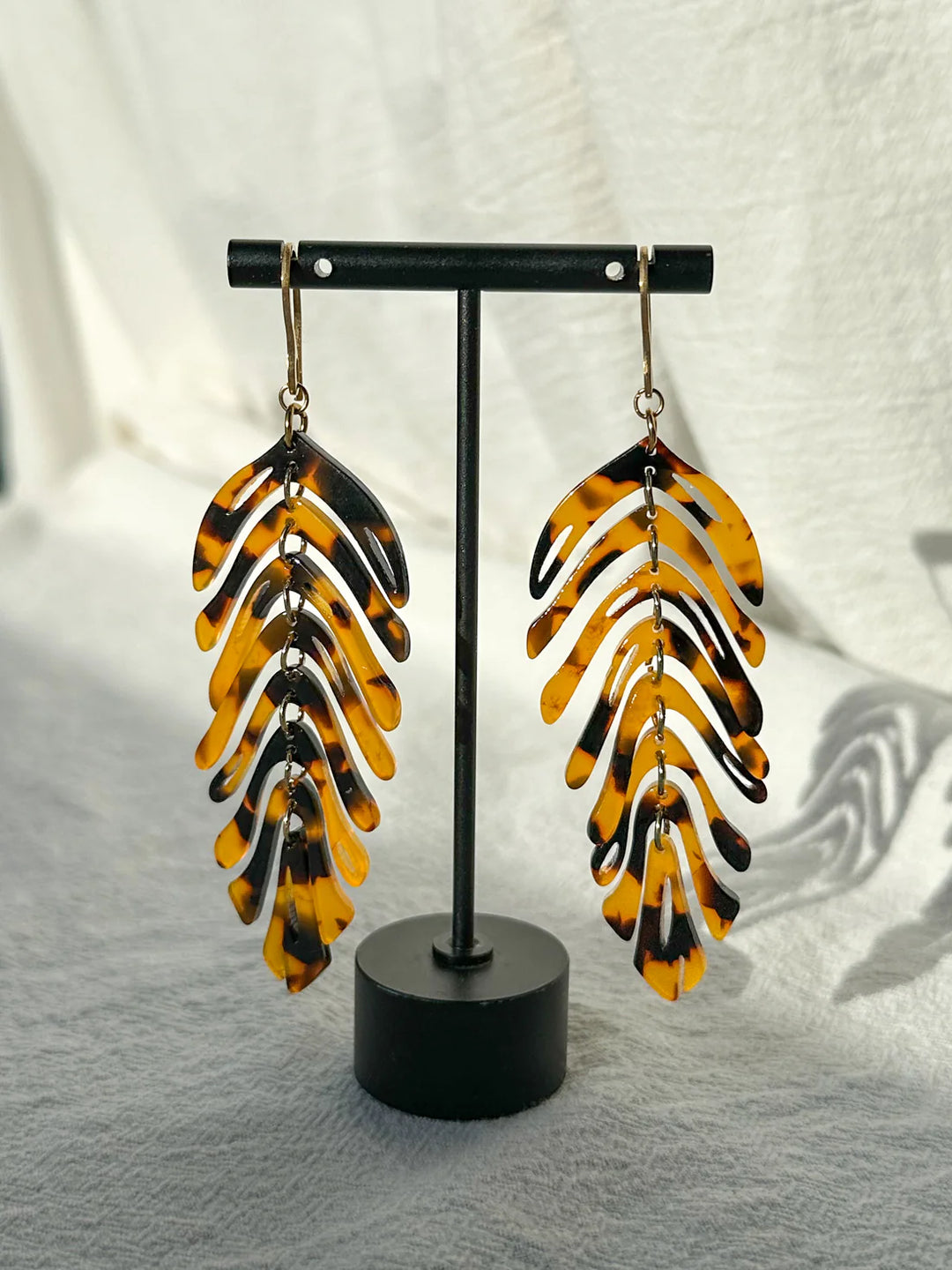 Wild Honey Feather Earrings