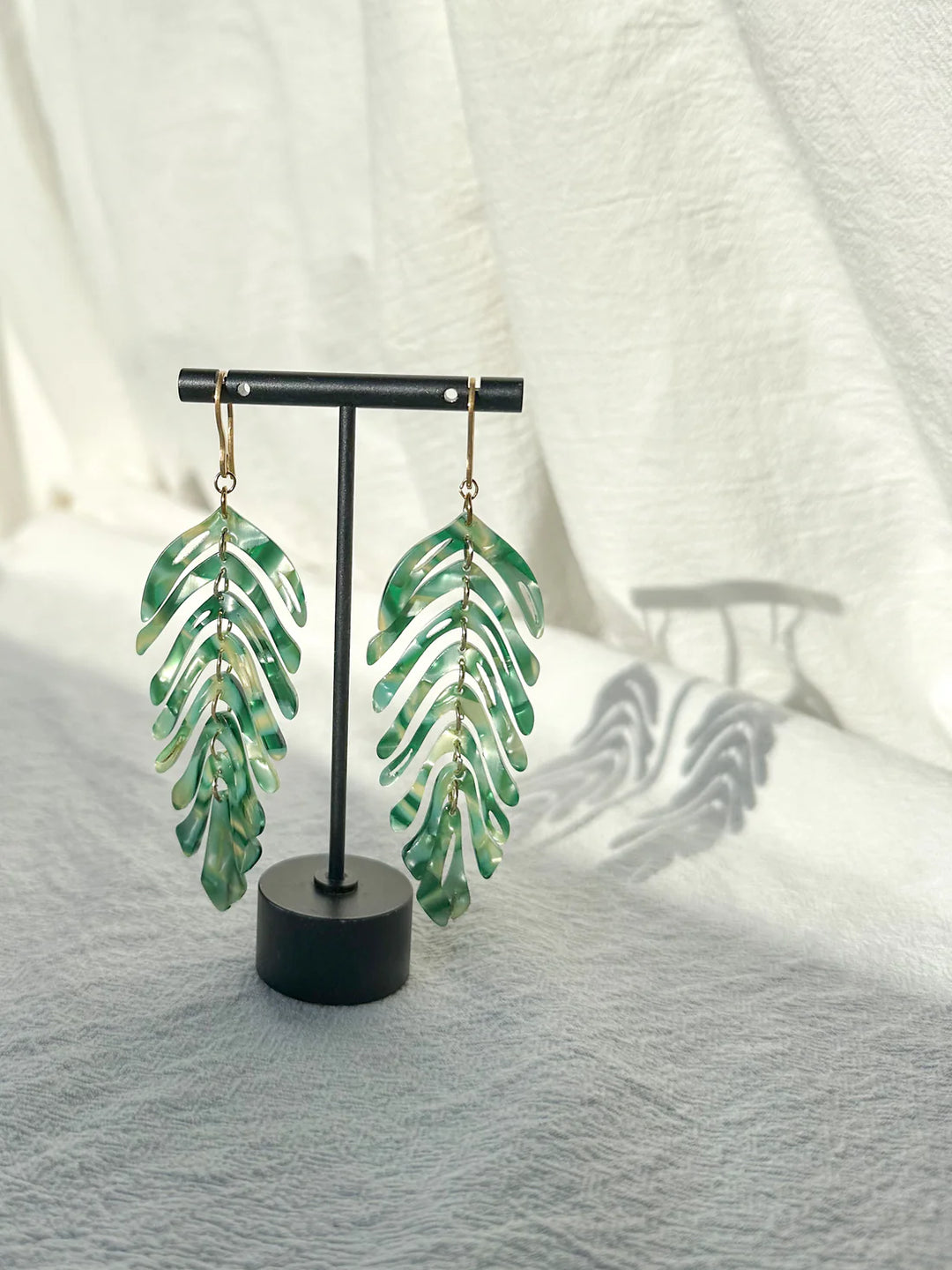 Wild Honey Feather Earrings