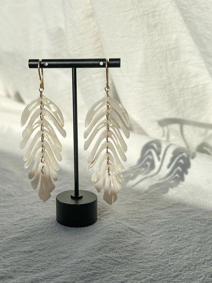 Wild Honey Feather Earrings