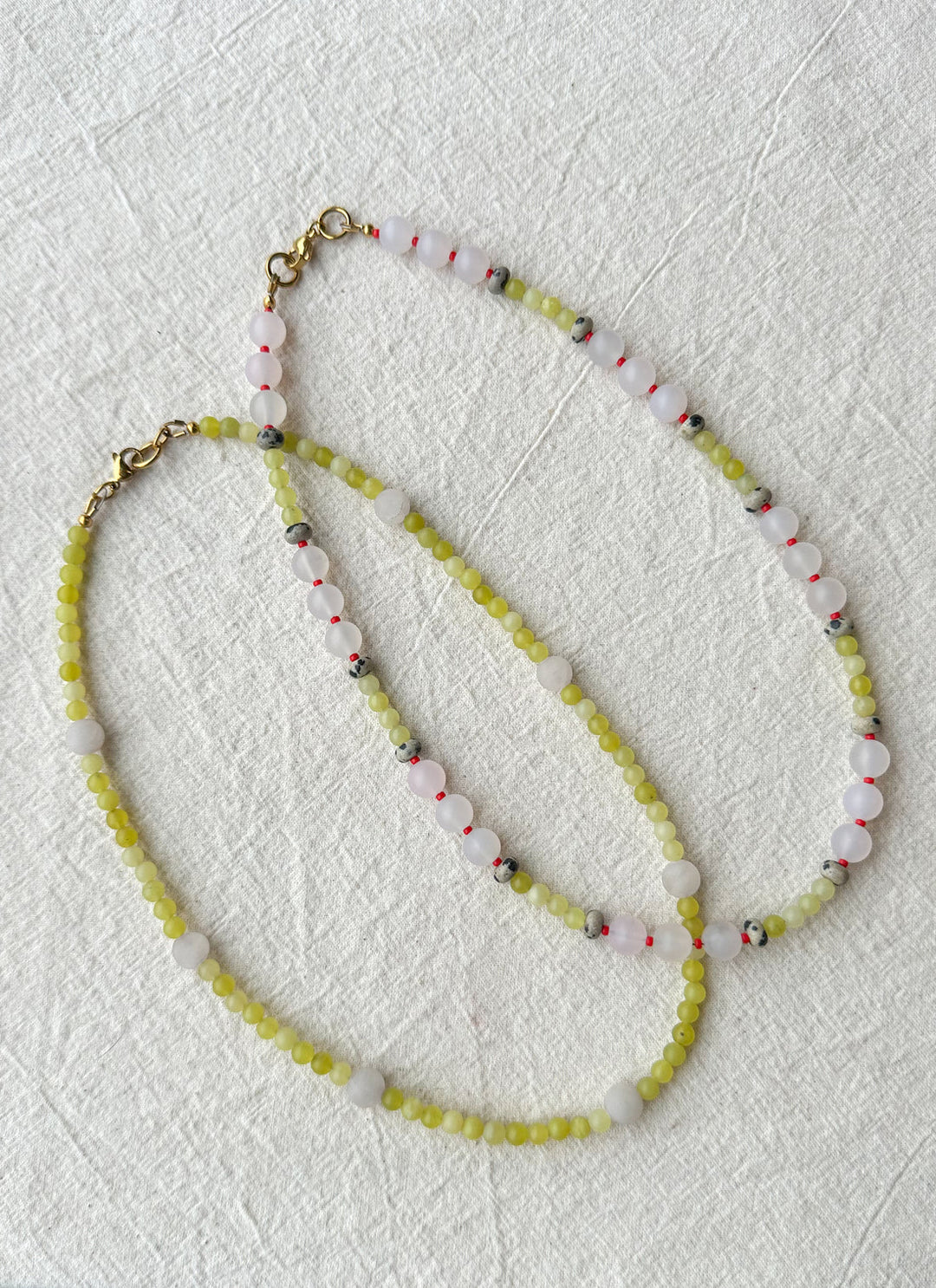 Wild Honey Jade Beaded Necklace