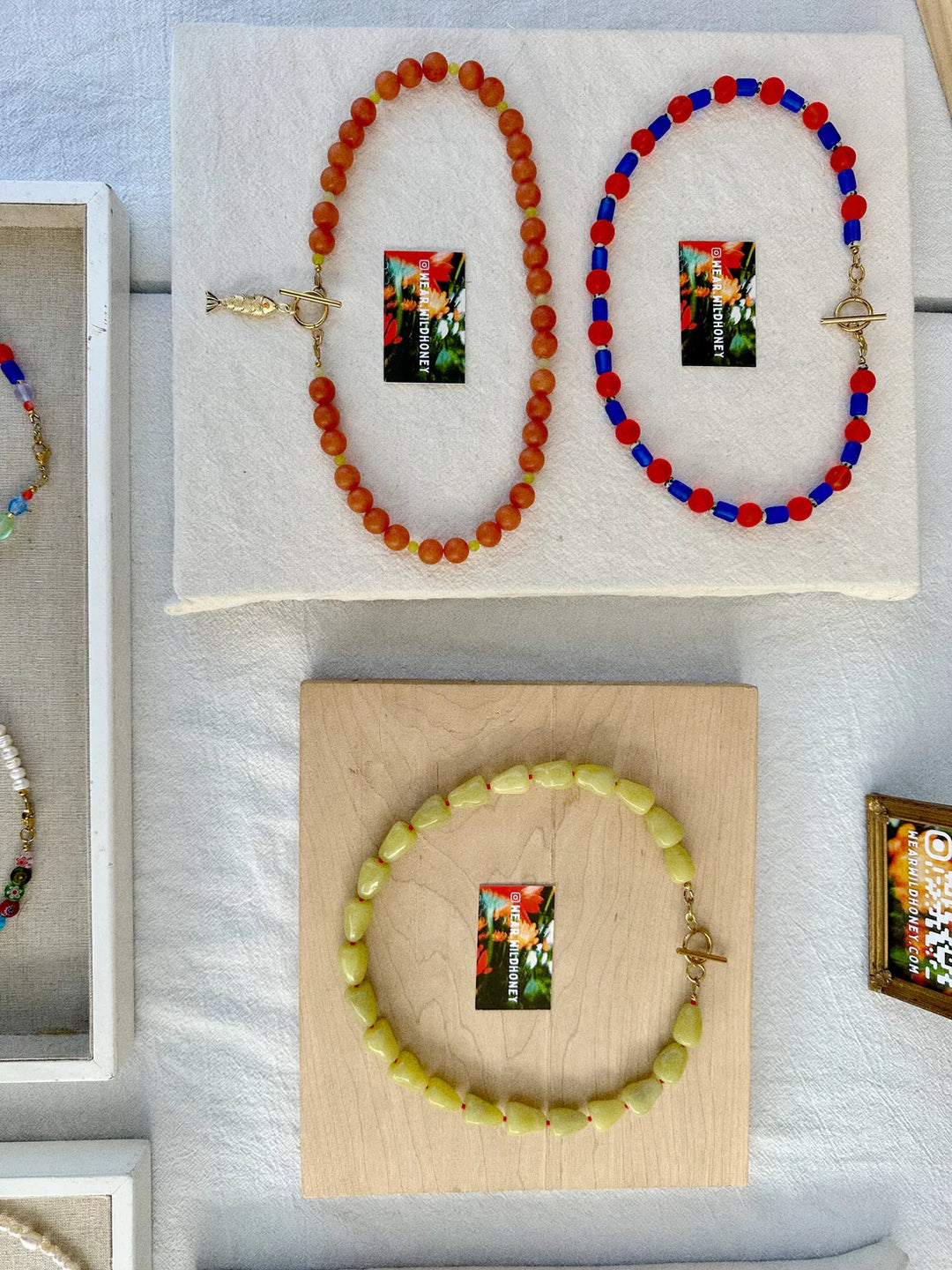 Wild Honey Cherry agate Necklace