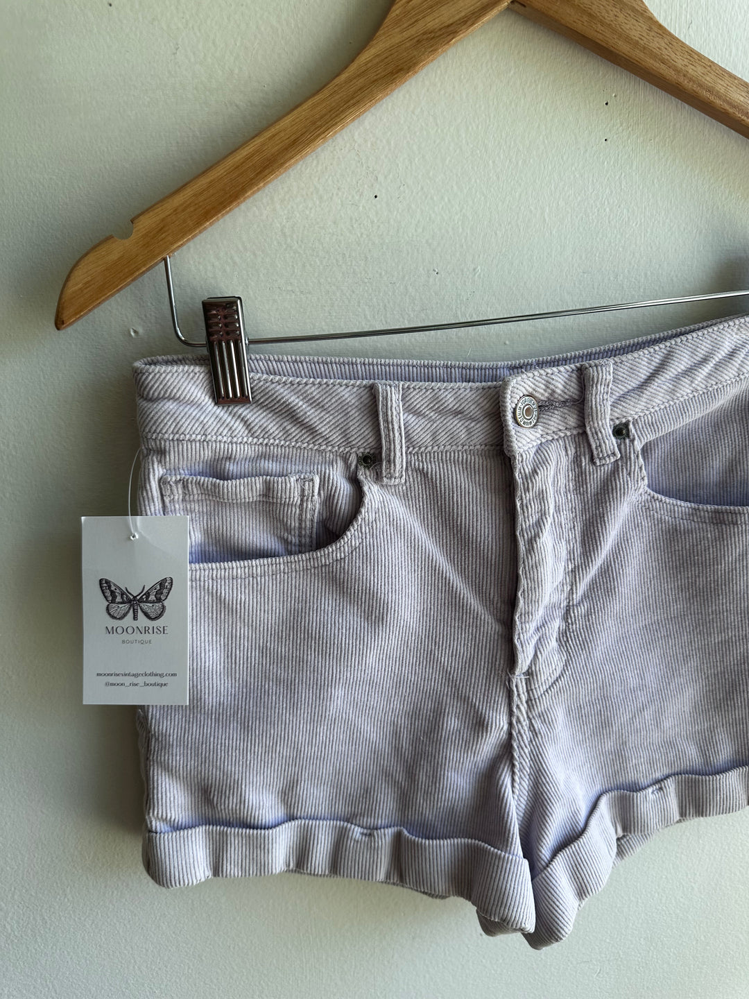 Forever 21 Lavender Corduroy Shorts – Size 26
