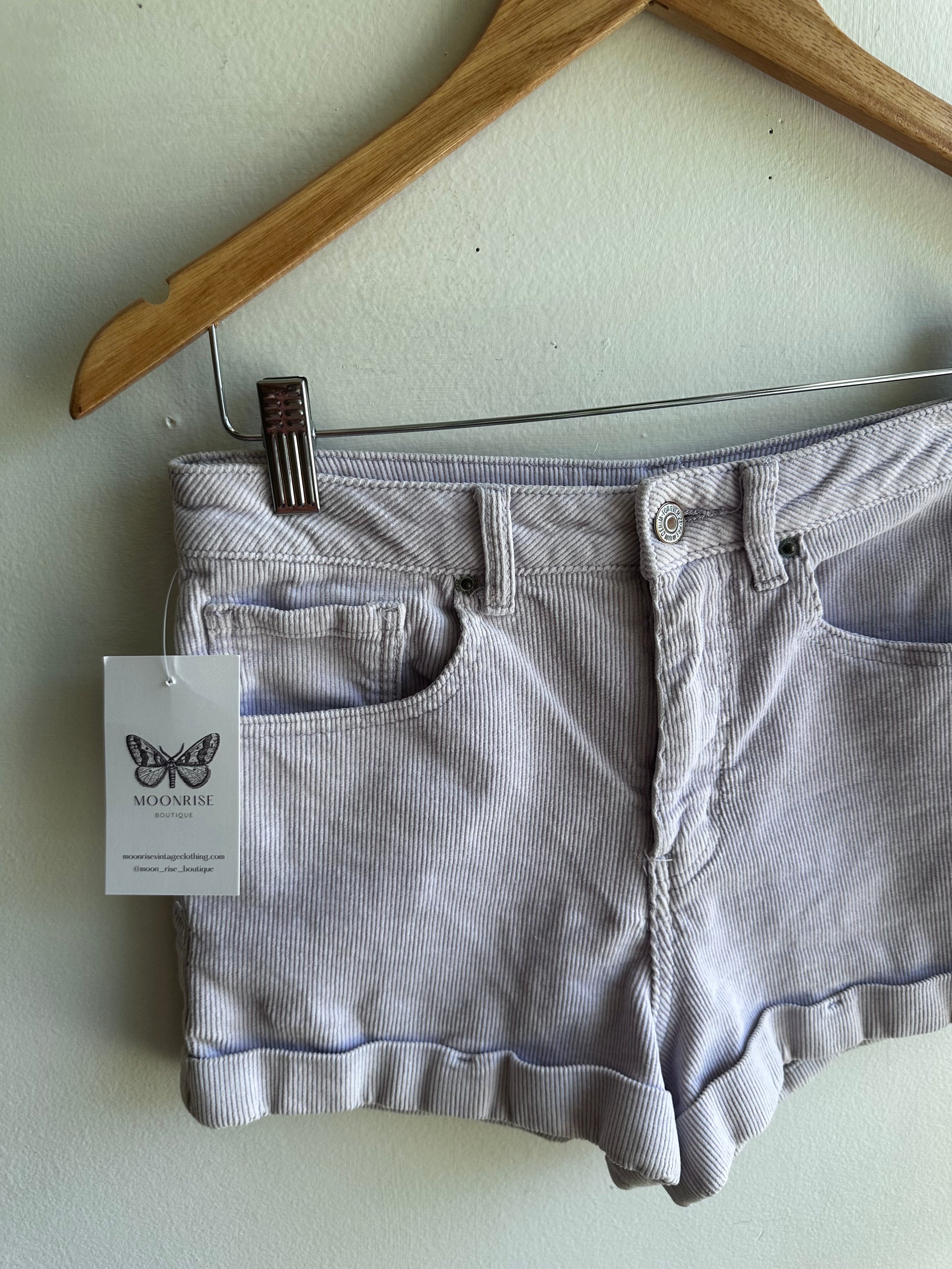 Forever 21 Lavender Corduroy Shorts – Size 26