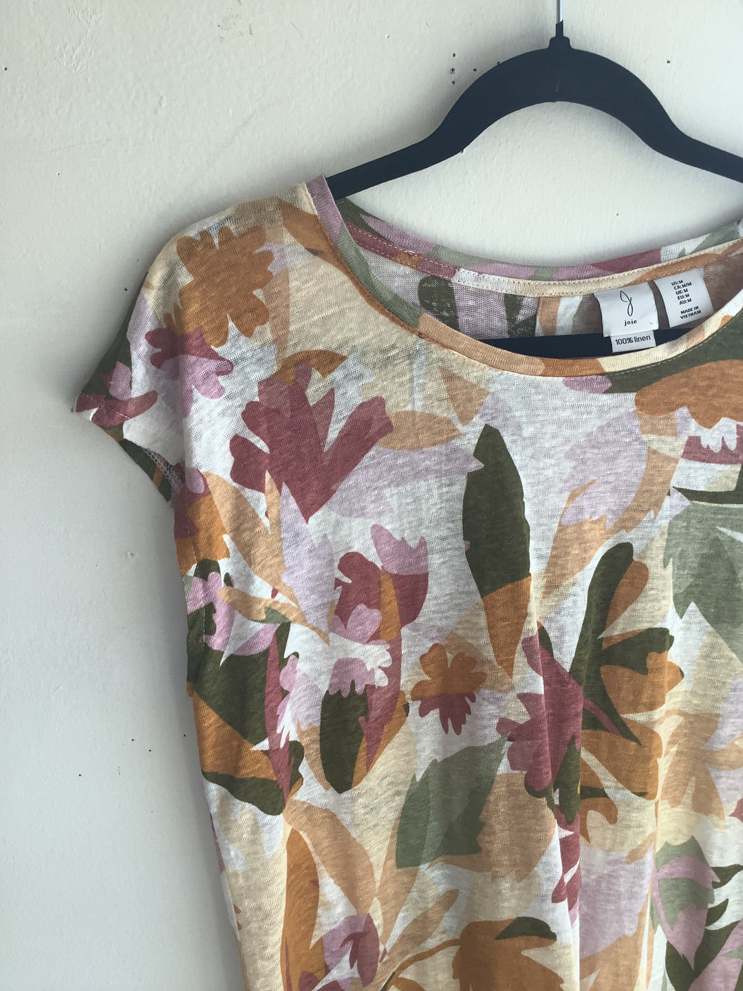 Autumn Meadow Button Shirt 100% Linen