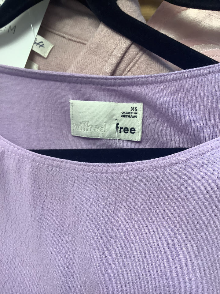 Wilfred Free Lavender Cap Sleeve Blouse