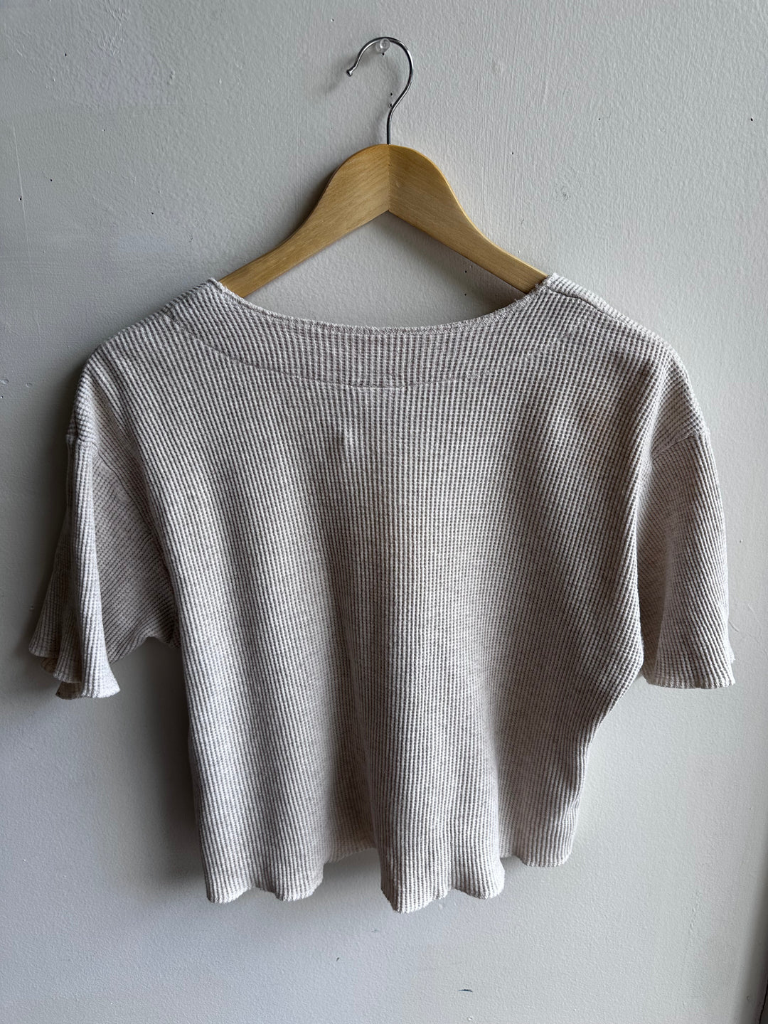 Sandswept Button-Up Tee | Size Medium | Made in Canada