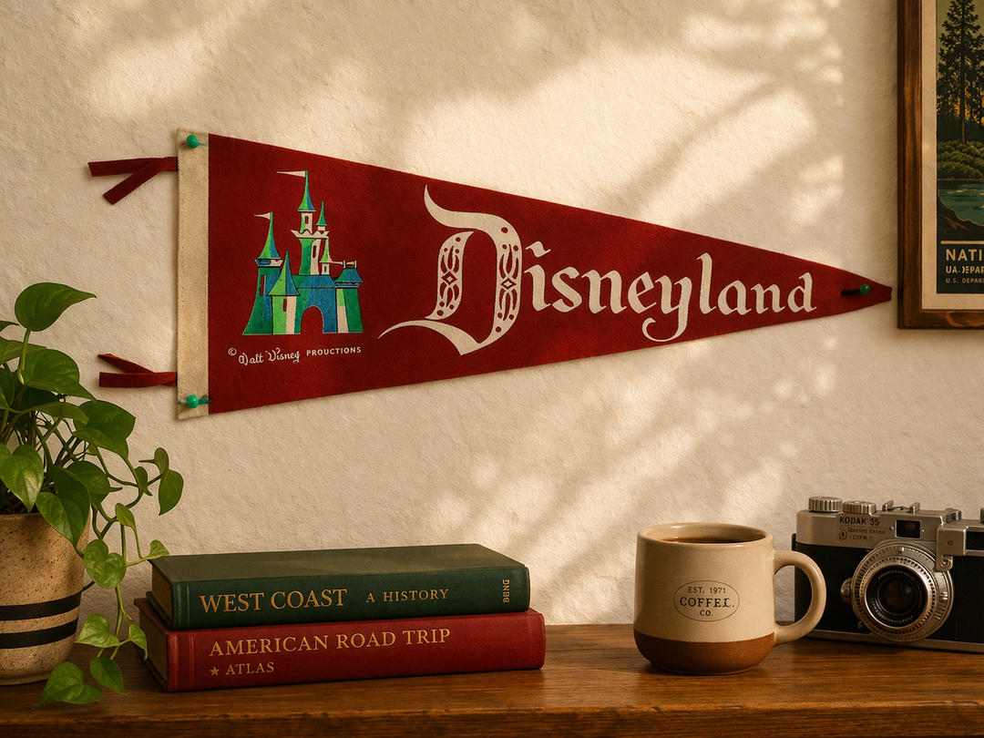 Vintage Disneyland Pennant Flag