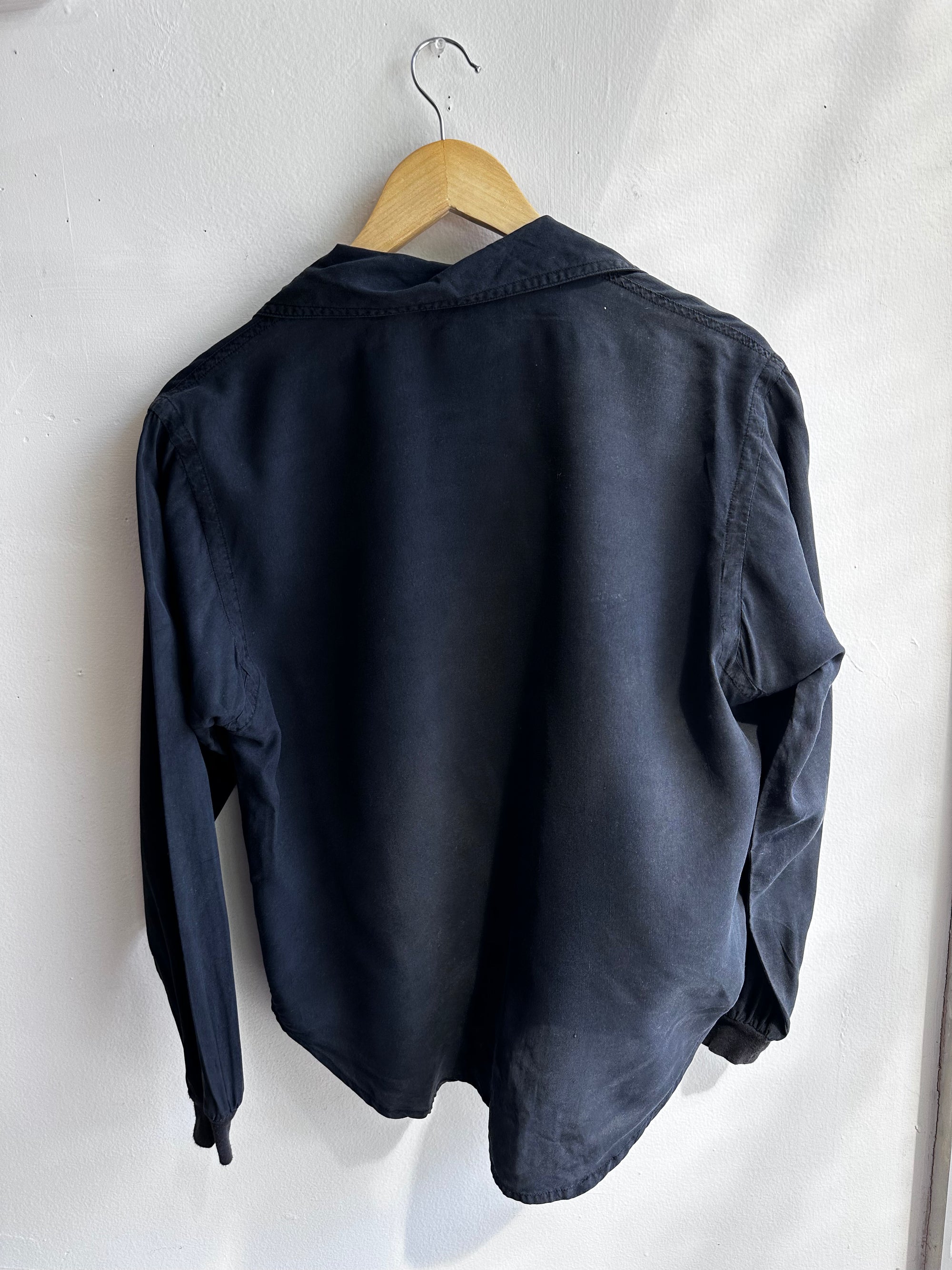 Vintage Carole Little 100% Silk Black Blouse – Petites | Size 2
