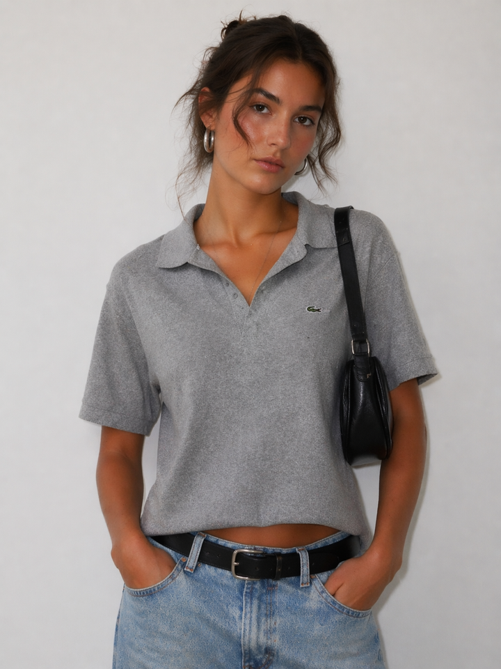 Vintage Cropped Lacoste Polo