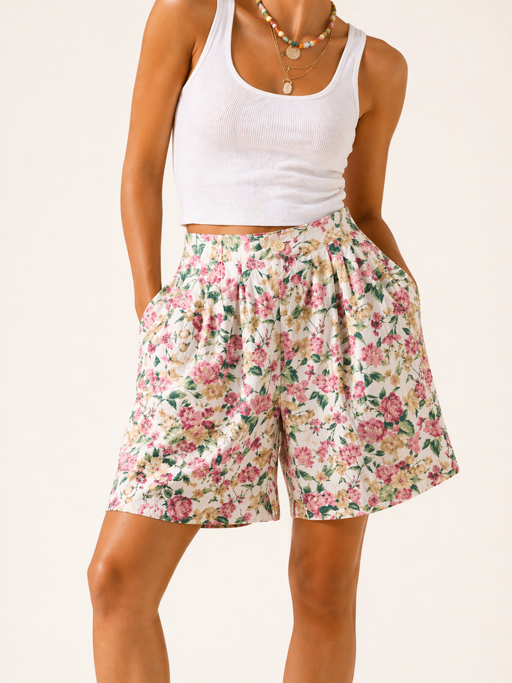 Vintage Willow Ridge Floral Shorts