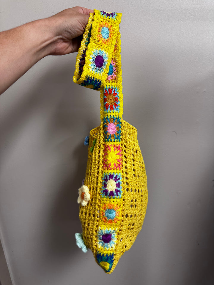 Sunny Days Crochet Flower Bag