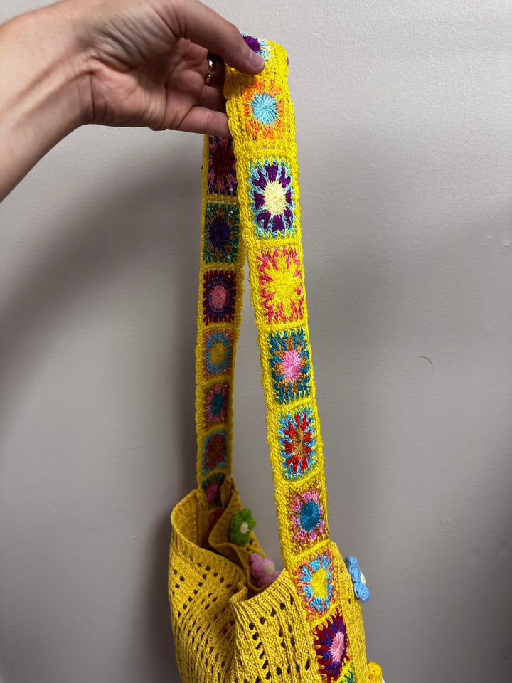 Sunny Days Crochet Flower Bag