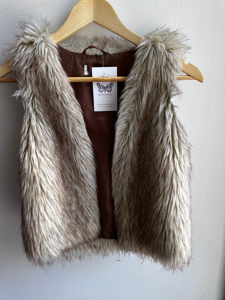 Wildwood Faux Fur Vest | Size Small