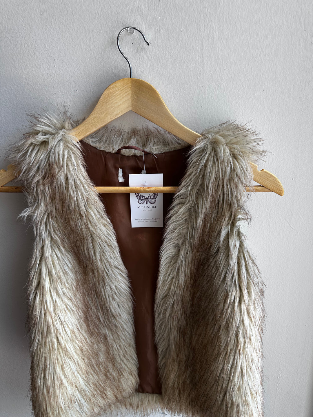 Wildwood Faux Fur Vest | Size Small