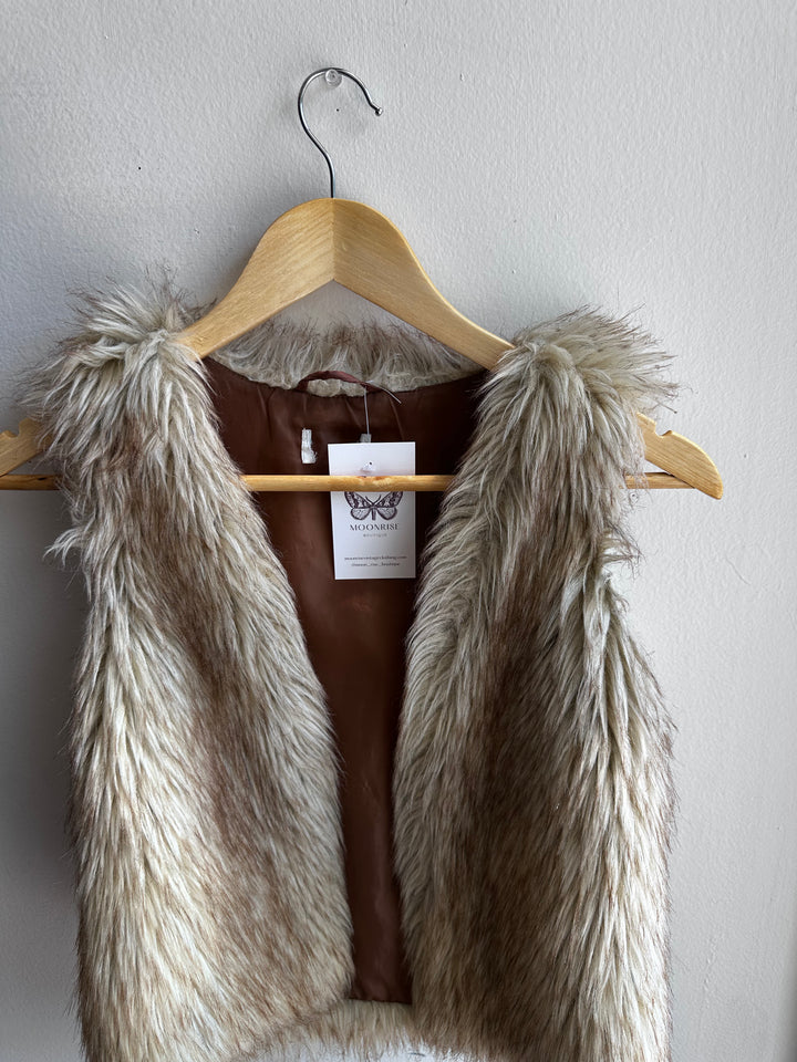 Wildwood Faux Fur Vest | Size Small