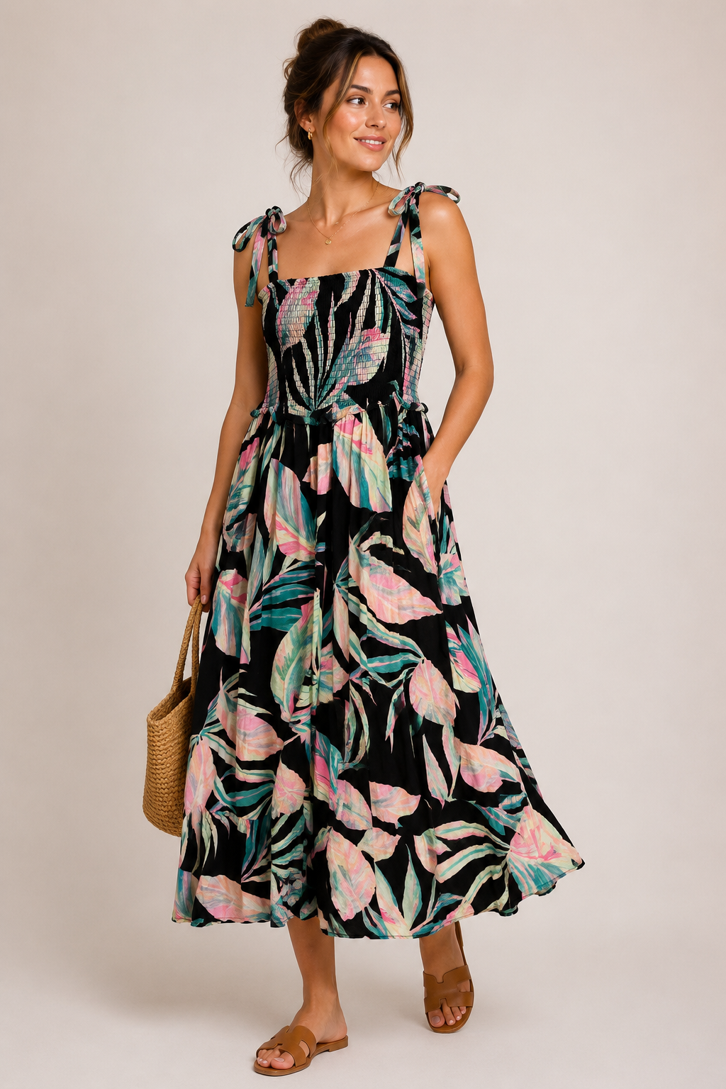 Midnight Tropic Sundress