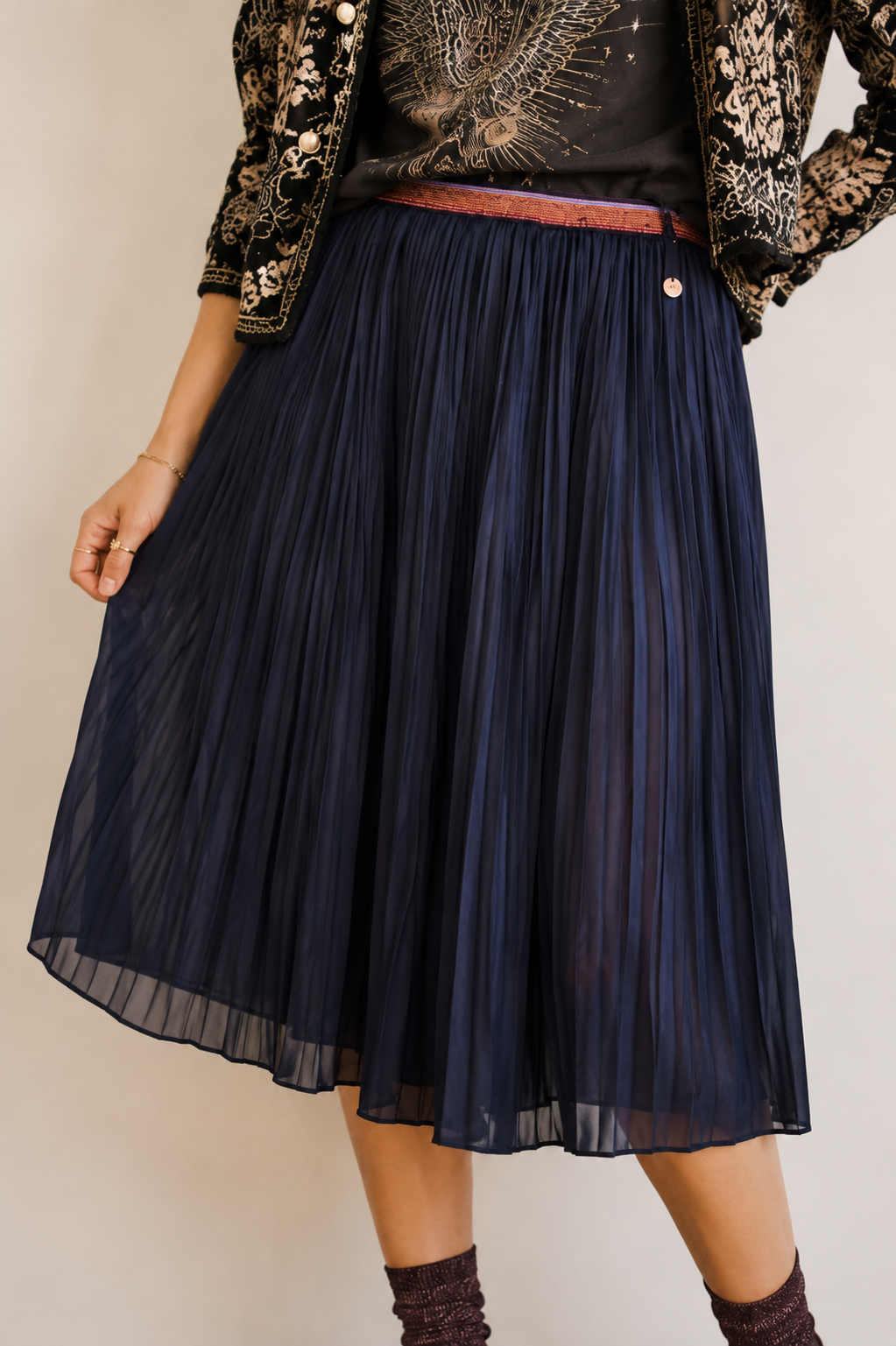 Scotch & Soda Pleated Skirt