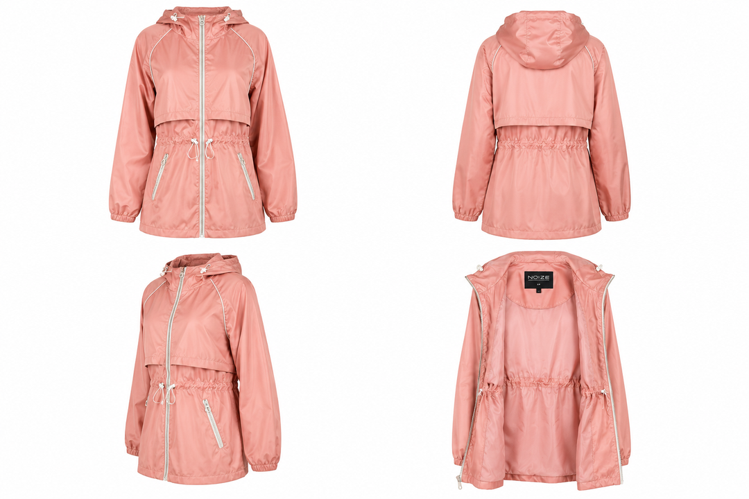 Peach Sky Lightweight Rain Jacket