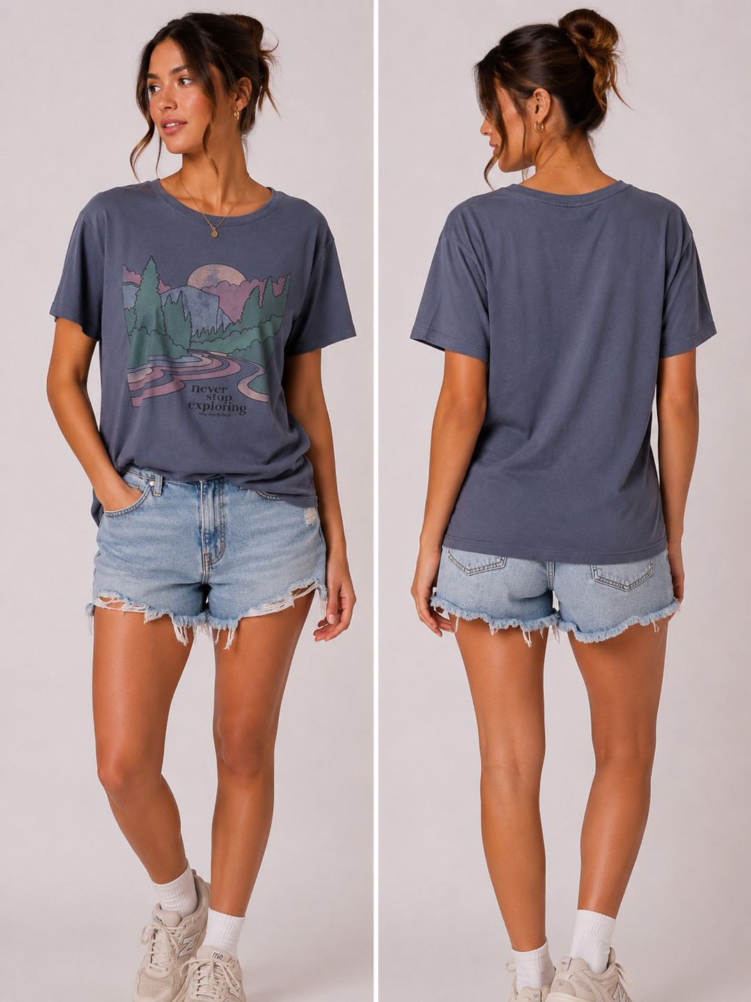 Never Stop Exploring Graphic Tee