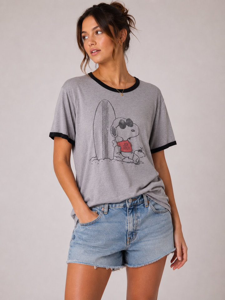 Joe Cool Surf Club Ringer Tee