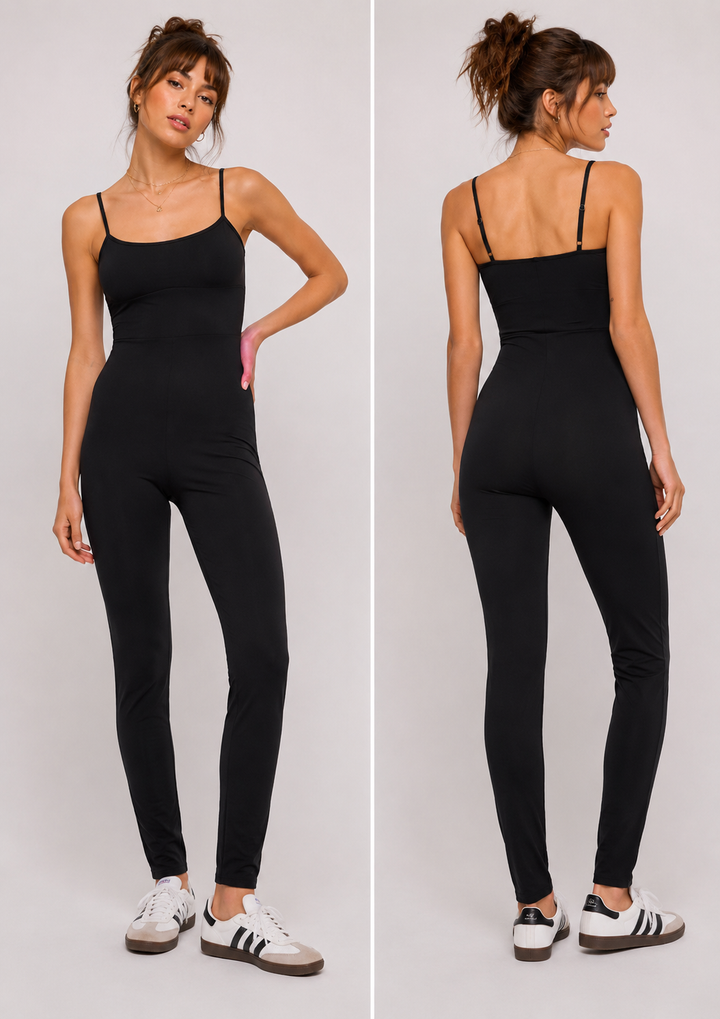 Essential Black Cami Jumpsuit