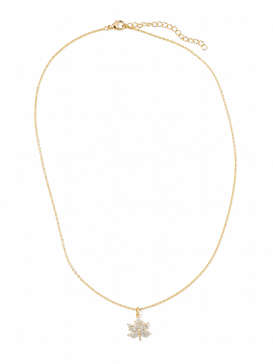 Maple Zirconia Necklace