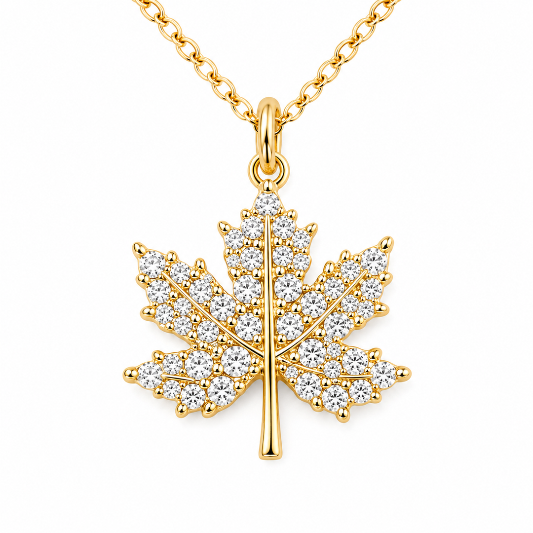 Maple Zirconia Necklace