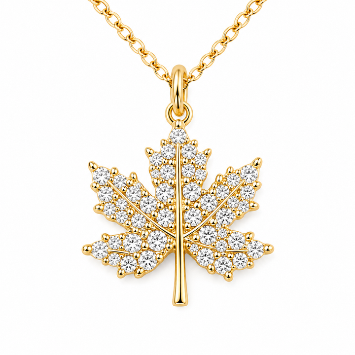 Maple Zirconia Necklace