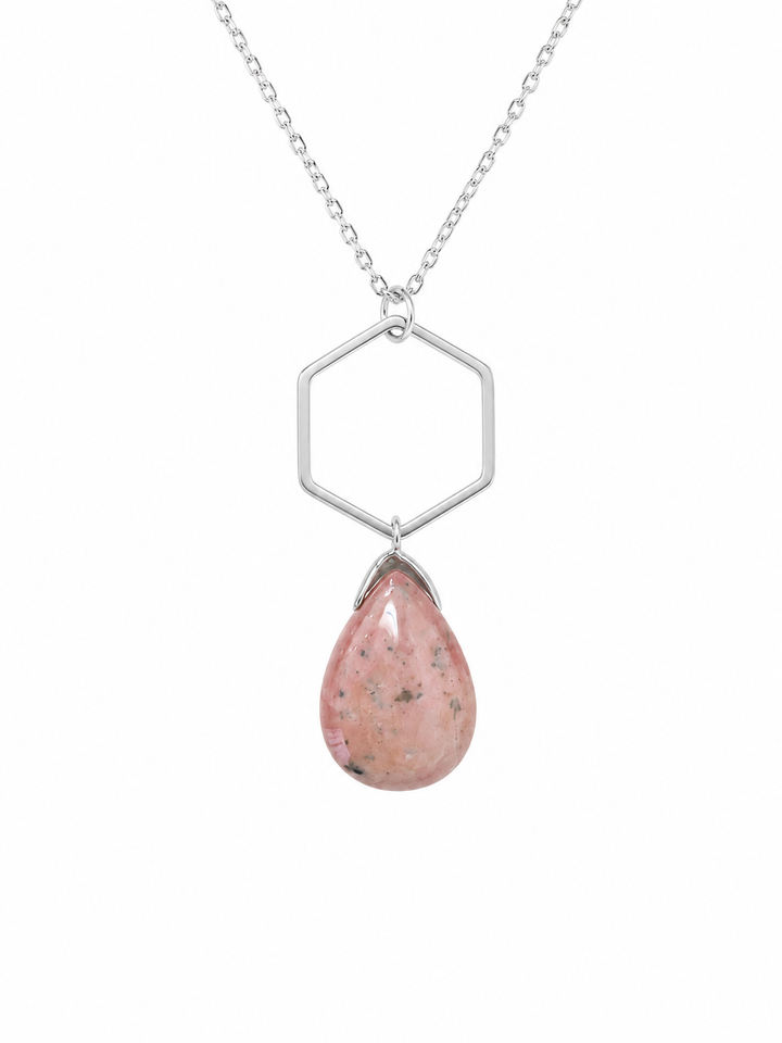 Ocean Jasper Silver Necklace - Standout Boutique