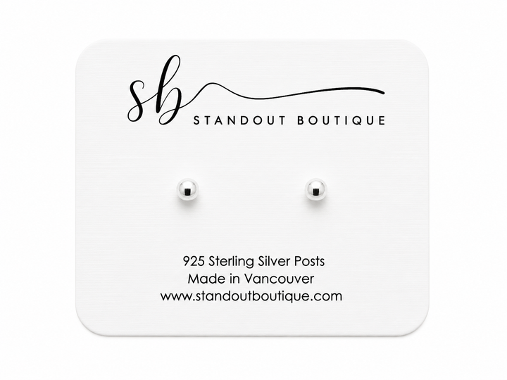Tiny Sterling Silver Studs- Standout Boutique