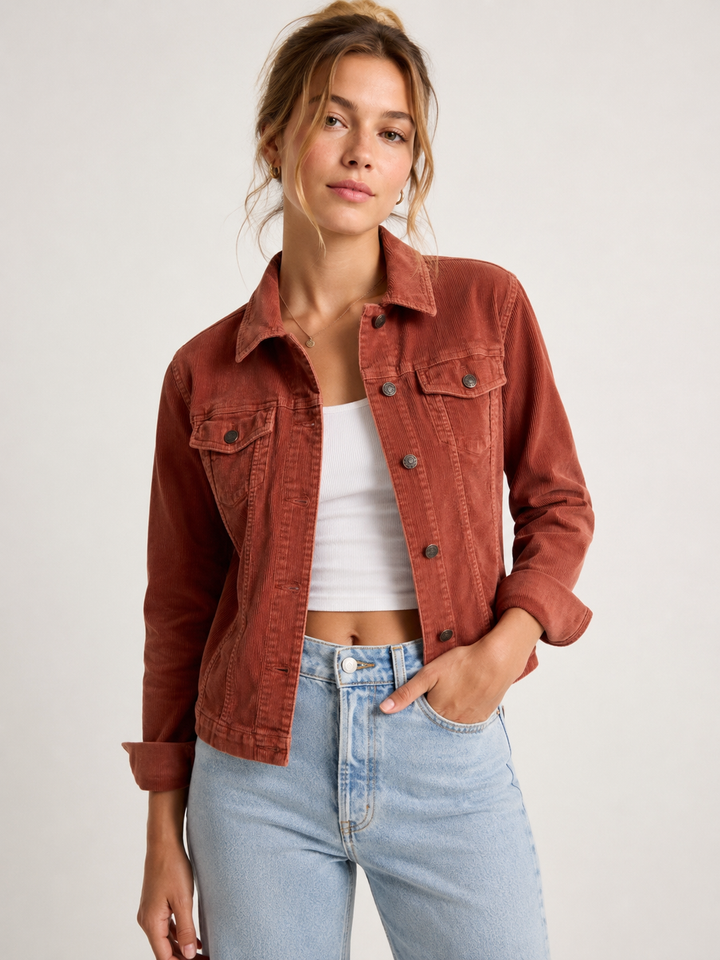 Denver Hayes Rust Corduroy Jacket