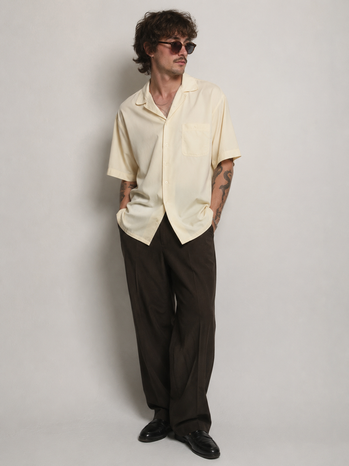Vintage Buttercream Button Up