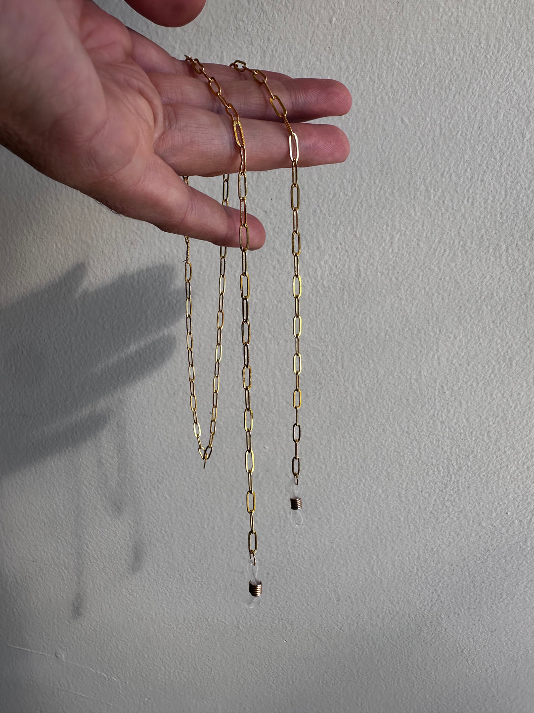 Handmade Gold Paperclip Chain Sunglass Catchers