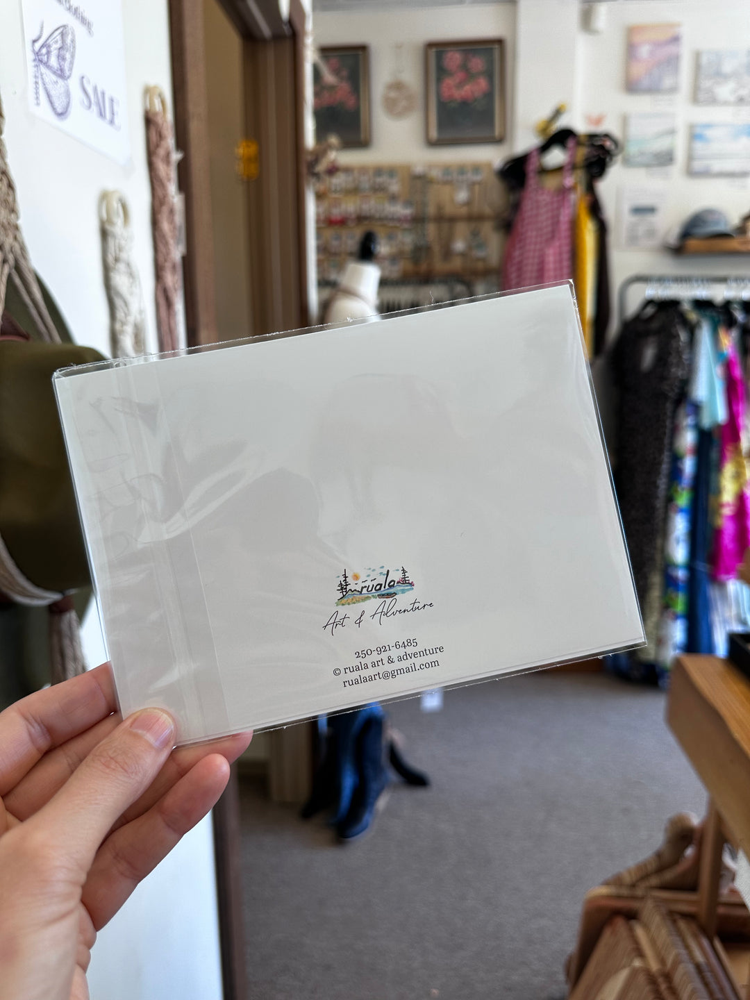 Alpenglow Mountains – Art Card by Ruala (Fruitvale, BC)