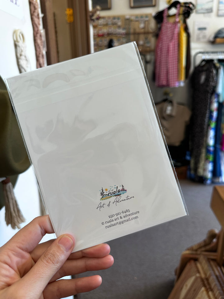 Wildflower Friends – Art Card by Ruala (Fruitvale, BC)