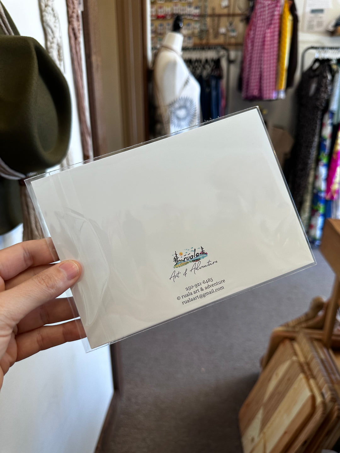 Moonlit Campfire – Art Card by Ruala (Fruitvale, BC)