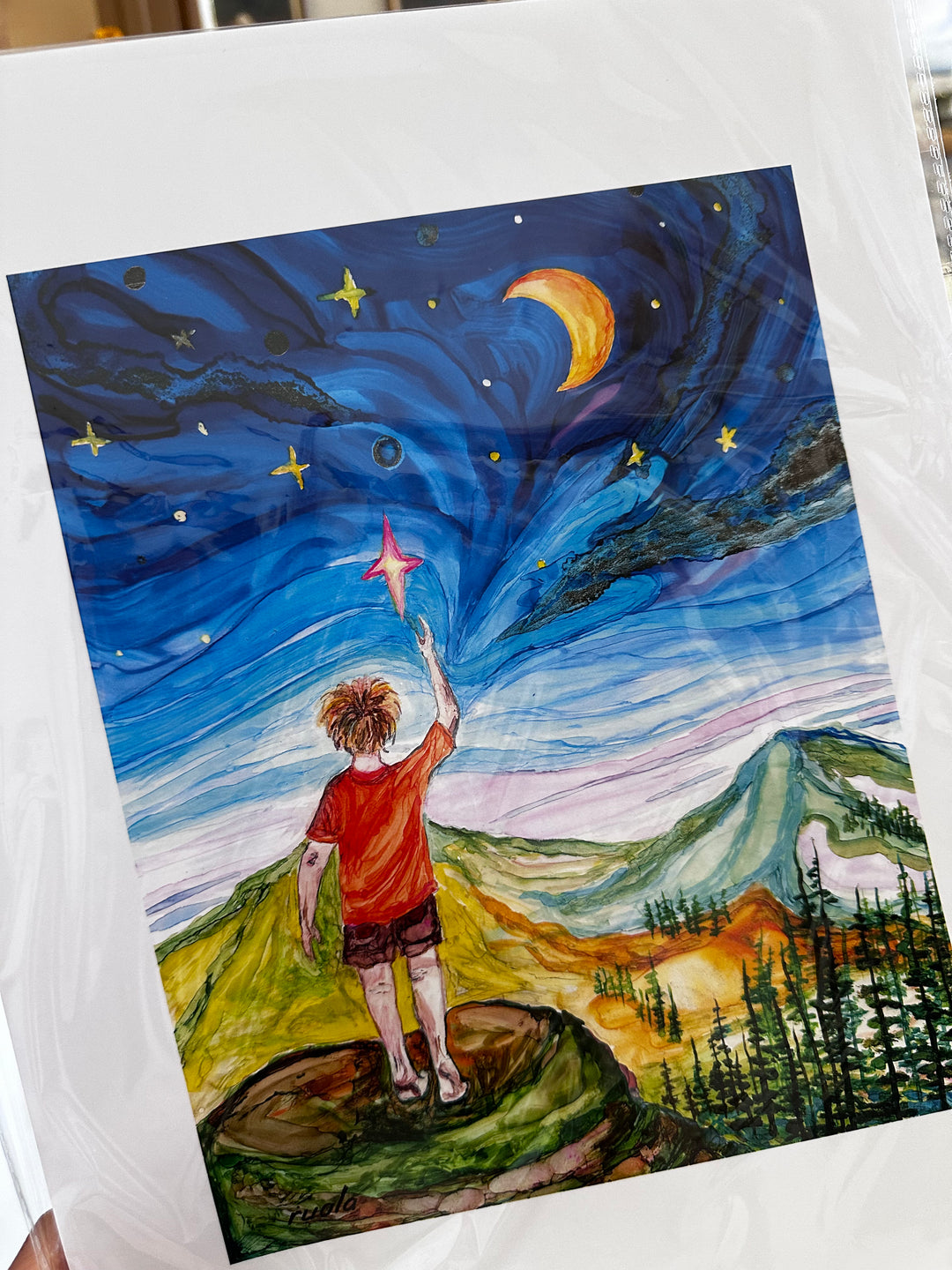 Reach for the Stars – Art Print by Ruala (Fruitvale, BC)