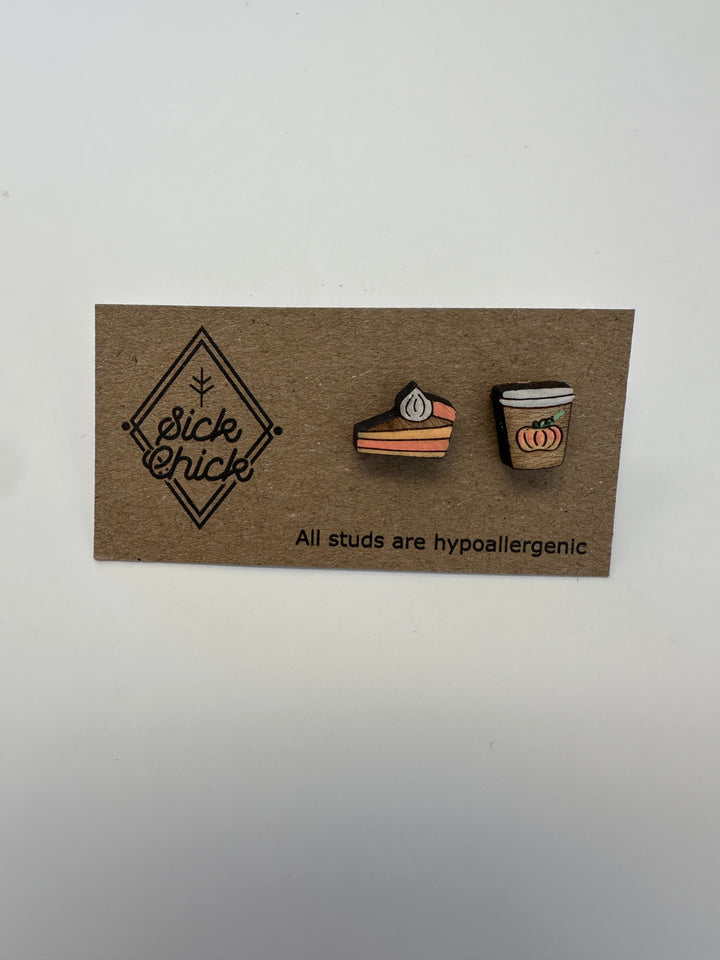Pumpkin Pie & Latte Studs – Sick Chick (Revelstoke, BC)
