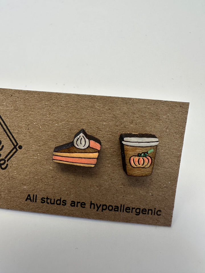 Pumpkin Pie & Latte Studs – Sick Chick (Revelstoke, BC)