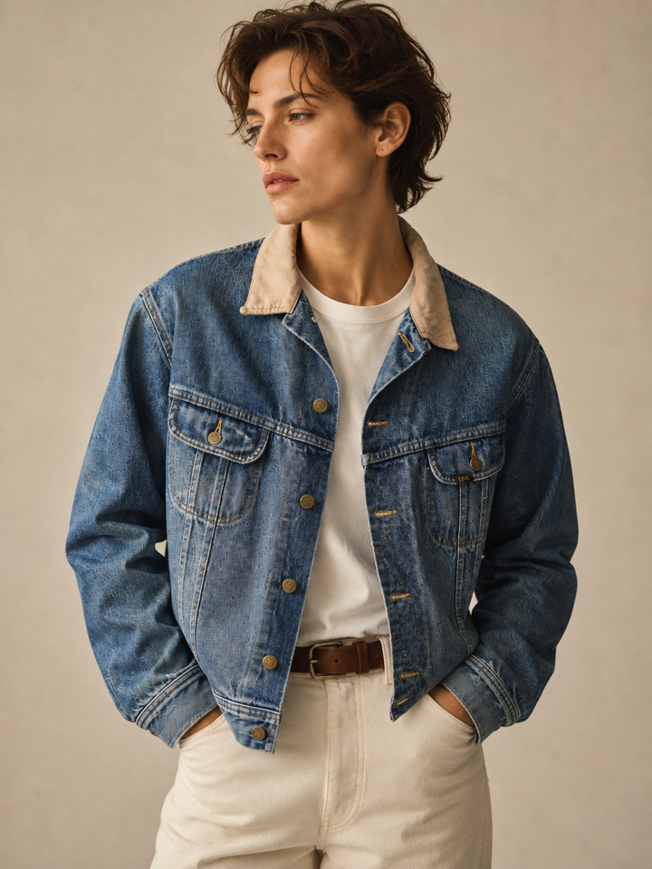 Vintage Lee Storm Blanket Lined Denim Jacket