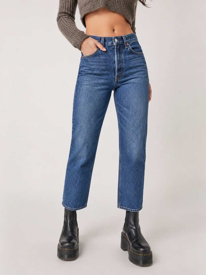 Levi’s Ribcage Straight Ankle Jeans