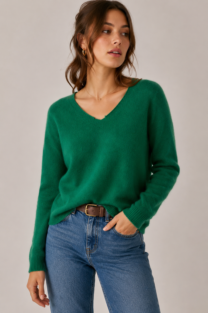 Emerald Green Cashmere Sweater